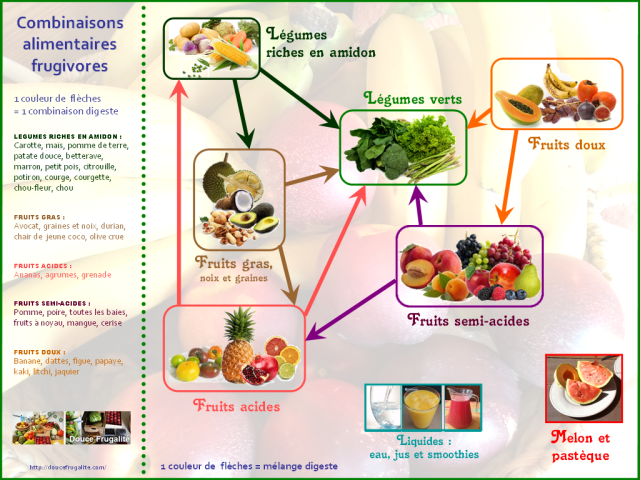 Combinaisons alimentaires frugivores